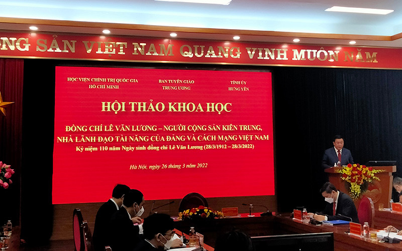 Quang cảnh hội thảo.