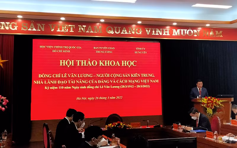 Quang cảnh hội thảo.