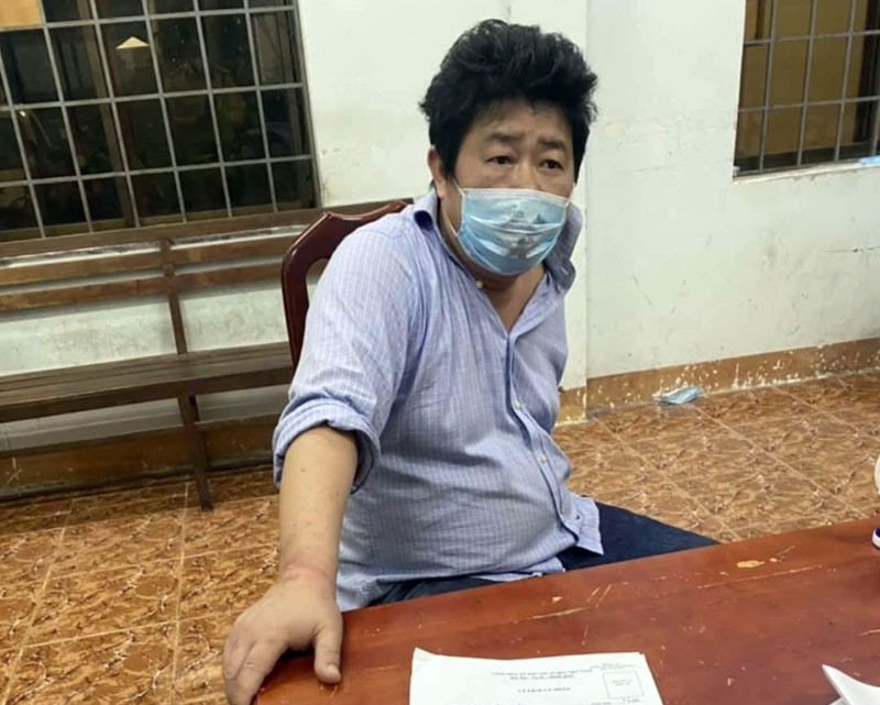 Đối tượng Cao Văn Lĩnh tại Cơ quan Cảnh sát điều tra Công an TP Vũng Tàu (Bà Rịa-Vũng Tàu).