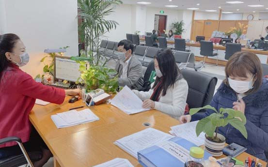 Các đơn vị thực hiện thủ tục tại Trụ sở Kho bạc Nhà nước TP Hà Nội.