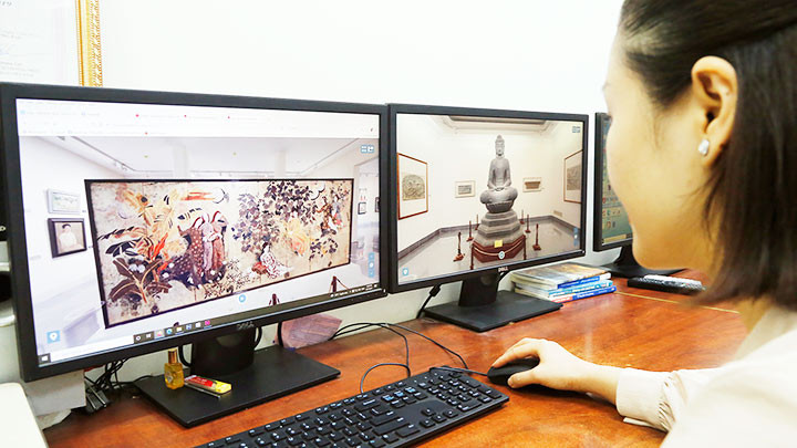 Tham quan Bảo tàng Mỹ thuật Việt Nam qua không gian thực tế ảo 3D.