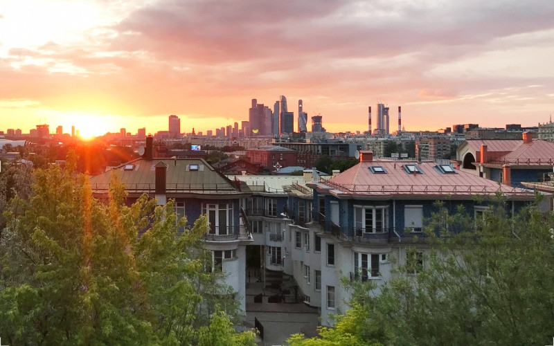 Một góc thành phố Moskva. (Ảnh: Quế Anh)