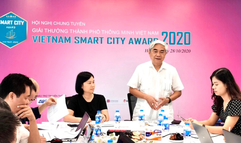 TS Nguyễn Quân, nguyên Bộ trưởng Khoa học và Công nghệ, Chủ tịch Hội đồng Bình chọn chung tuyển.