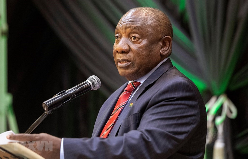 Tổng thống Nam Phi Cyril Ramaphosa. (Ảnh: AFP/TTXVN)