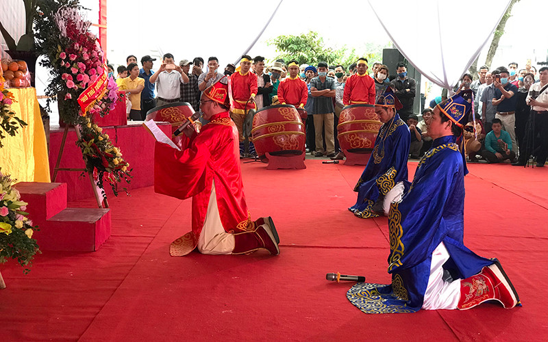 Tế lễ tưởng niệm 451 năm ngày mất Minh Khang Thái Vương Trịnh Kiểm.