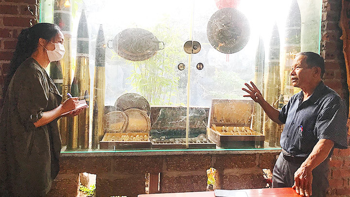 Bộ sưu tập mang ký ức chiến tranh.