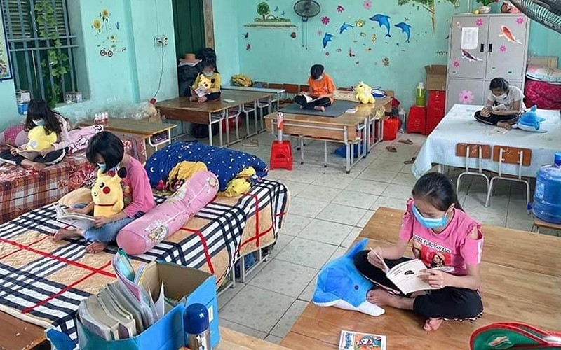 Học sinh nhiều cơ sở giáo dục ở Hải Dương đang phải cách ly y tế.