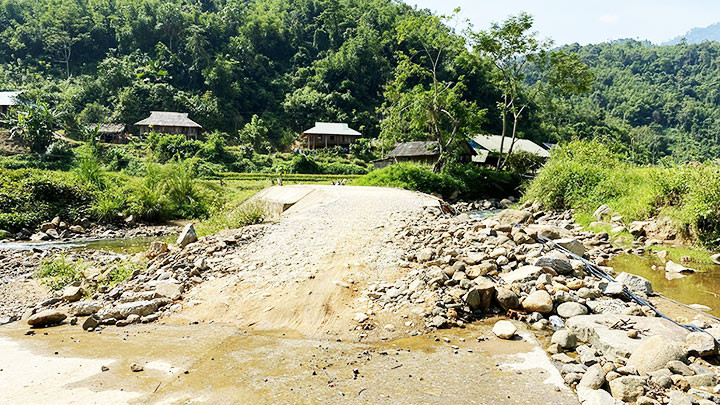 Hiện trạng của con đường.