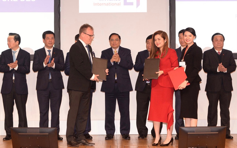 Văn bản thỏa thuận 3 dự án chiến lược với tổng chi phí dự tính lên đến 15 triệu euro.