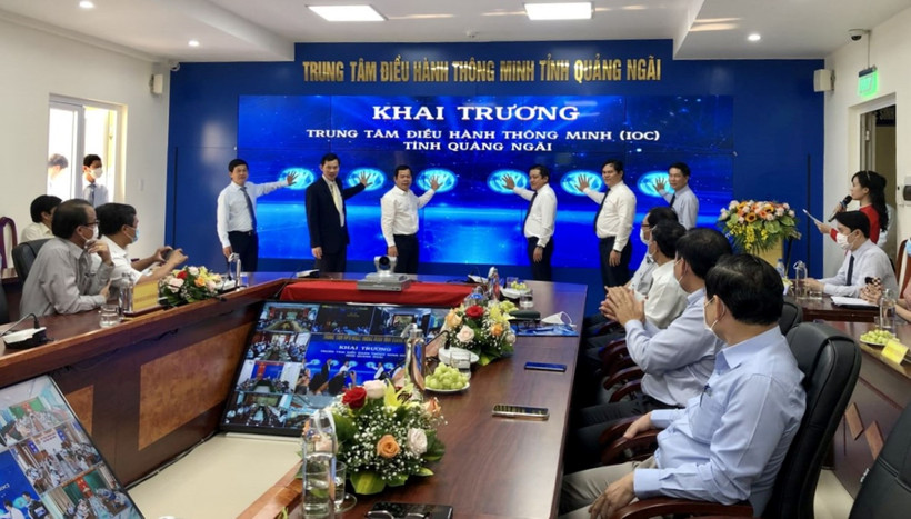 Trung tâm IOC tỉnh Quảng Ngãi đã chính thức khai trương vào ngày 14/4.