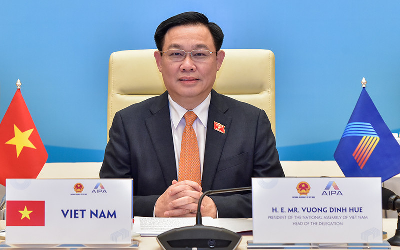 Chủ tịch Quốc hội Vương Đình Huệ. 