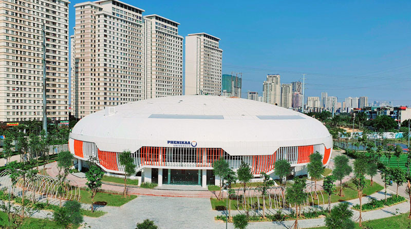 Không gian xanh gần 14 ha của Trường Đại học Phenikaa, nơi sẽ diễn ra hội thảo ngày 26-3.