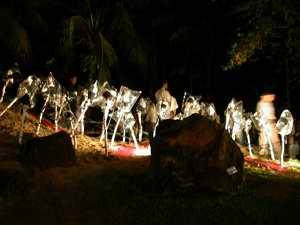 Cùng với video-art, sắp đặt (Installation)
cũng là hình thức nghệ thuật mới mẻ ở Việt Nam.