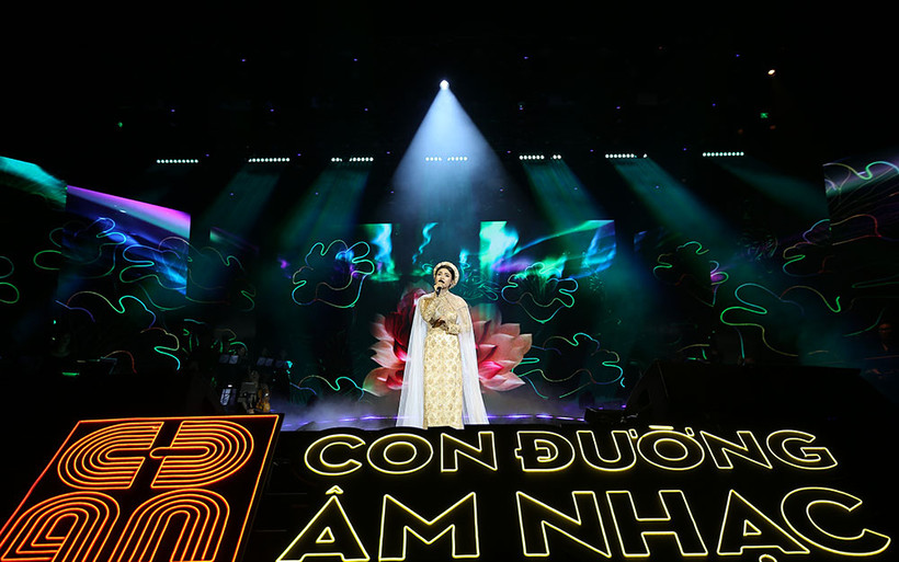 Ca sĩ, NSƯT Phạm Phương Thảo trong chương trình. (Ảnh: Nhân vật cung cấp)