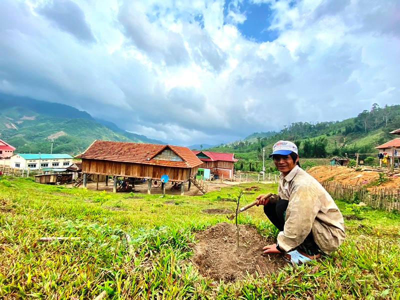 Vào làng thanh niên lập nghiệp, Đinh Văn Soi có được nhà cửa, vườn bưởi trên đồi là cơ hội thoát cái nghèo bao năm.