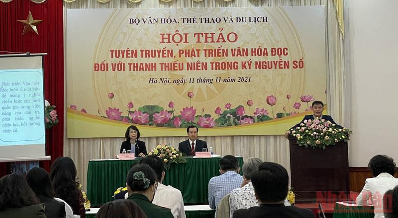 Hội thảo "Tuyên truyền, phát triển văn hóa đọc với thanh thiếu niên trong kỷ nguyên số".