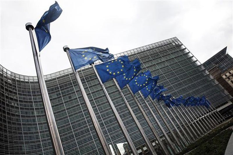 Trụ sở Ủy ban châu Âu tại Brussels (Bỉ). (Ảnh: AFP/TTXVN)