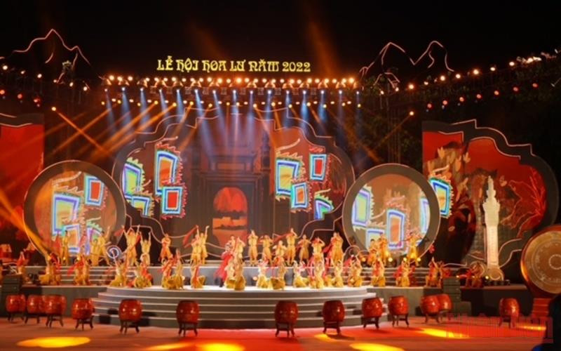 Khai mạc Lễ hội Hoa Lư năm 2022. (Ảnh: Lê Hồng)