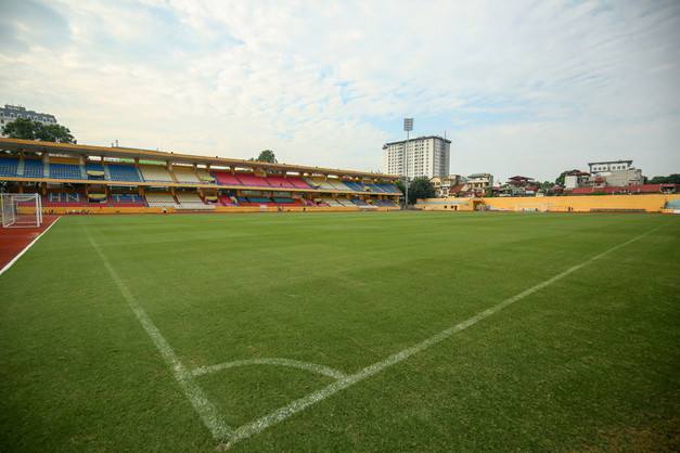 Mặt sân Hàng Đẫy được đánh giá là một trong những mặt sân tốt nhất Việt Nam. (Ảnh: D.T)
