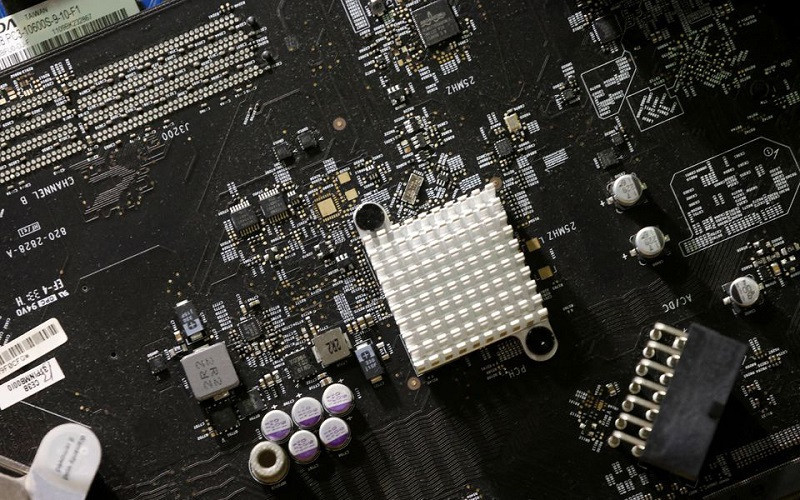 Doanh số bán chip toàn cầu năm 2021 tăng 26,2% so với năm 2020. (Ảnh: Reuters)