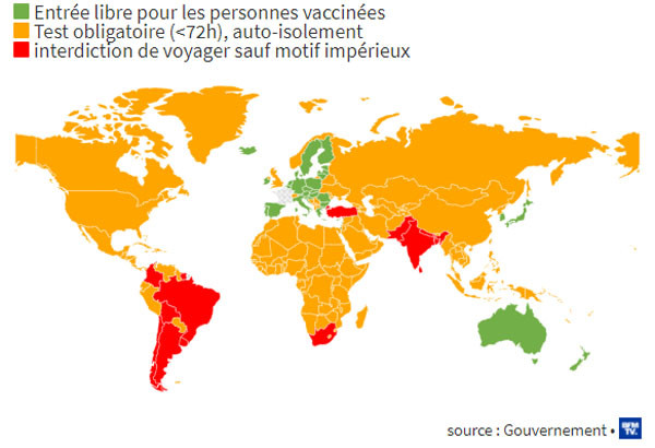 Pháp công bố kế hoạch mở cửa biên giới