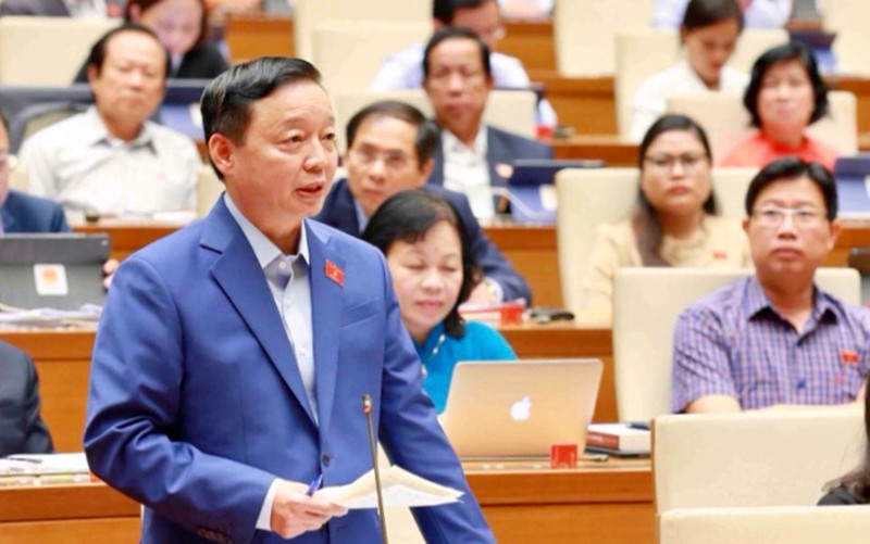 Bộ trưởng Tài nguyên và Môi trường Trần Hồng Hà.