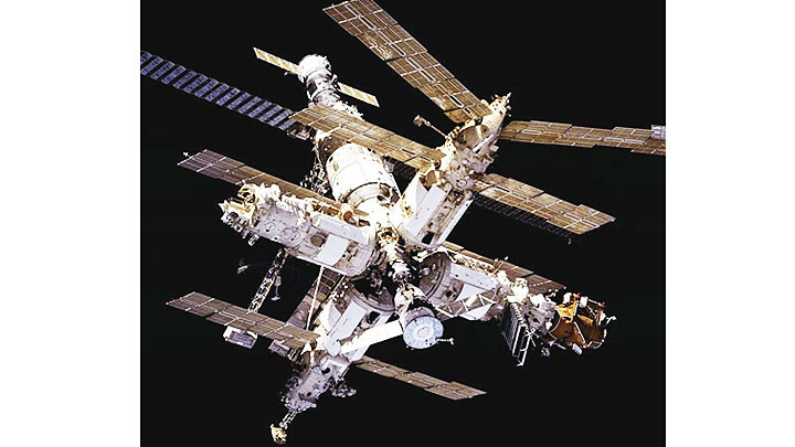 Trạm vũ trụ Hòa Bình, thành tựu lớn của ngành hàng không vũ trụ Liên Xô. Ảnh: GETTY