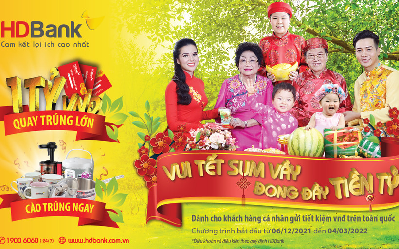 “Vui Tết sum vầy – Đong đầy tiền tỷ”.