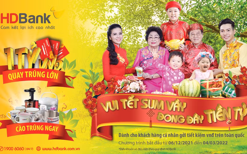 “Vui Tết sum vầy – Đong đầy tiền tỷ”.