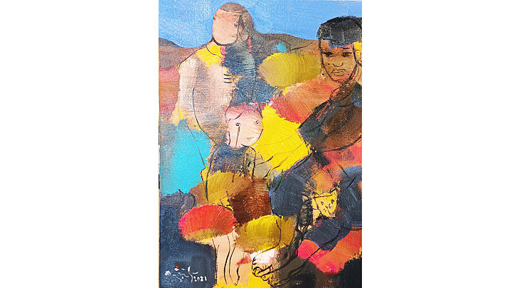 Tranh: ĐOÀN XUÂN TẶNG