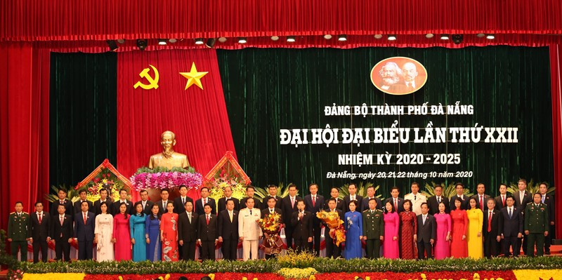 Ra mắt Ban Chấp hành Đảng bộ TP Đà Nẵng khóa 22, nhiệm kỳ 2020 - 2025. 