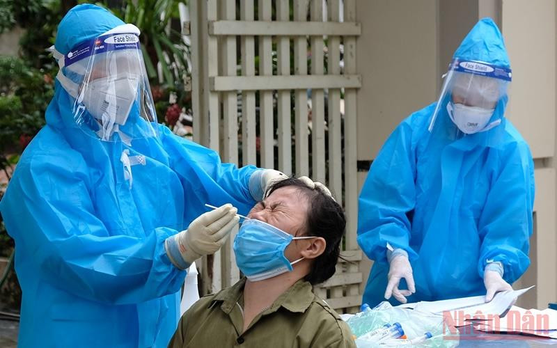 Mê Linh thần tốc truy vết ổ dịch Tiến Thắng