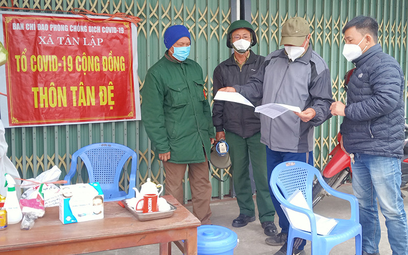 Hoạt động của Tổ Covid cộng đồng ở Thái Bình đang phát huy hiệu quả trong phòng, chống dịch.