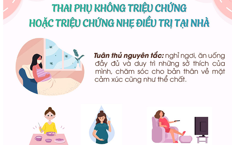 Một trang trong Sổ tay chăm sóc sức khỏe thai phụ trong dịch Covid-19