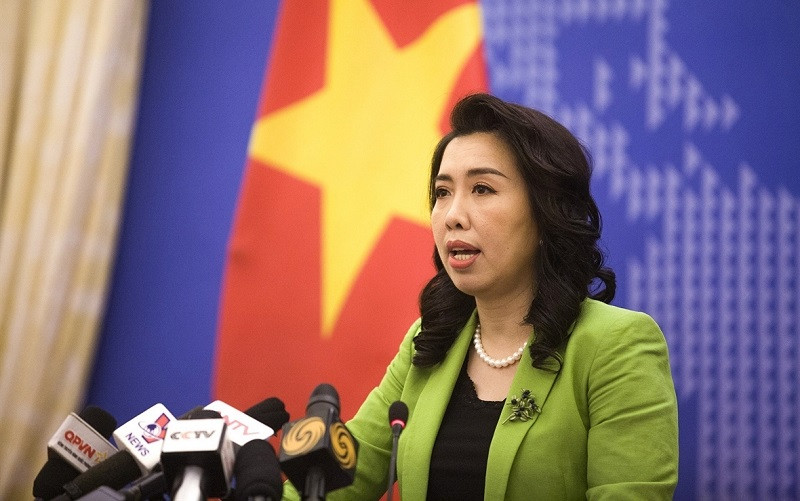 Người phát ngôn Bộ Ngoại giao Lê Thị Thu Hằng. (Ảnh: Bộ Ngoại giao)