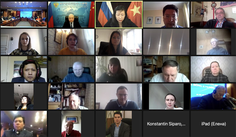 Hội thảo trực tuyến “Thực trạng nghiên cứu Đông Á và Đông-Nam Á hiện nay”.