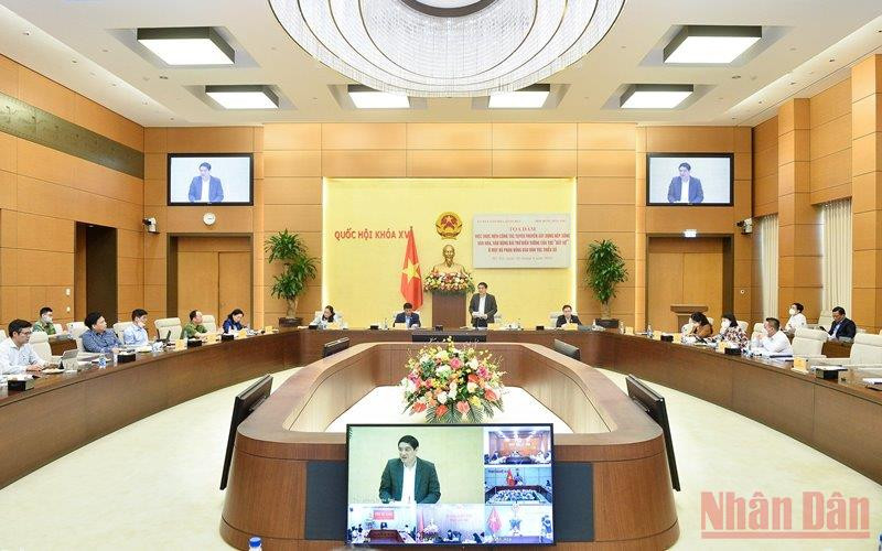 Quang cảnh buổi tọa đàm. (Ảnh: Đăng Anh)