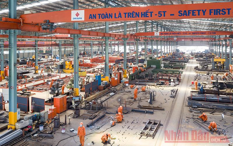  Công ty cổ phần Xây dựng thương mại Ðại Dũng, Khu công nghiệp An Hạ (TP Hồ Chí Minh) thực hiện phương án "ba tại chỗ". Ảnh: QUÝ HIỀN.