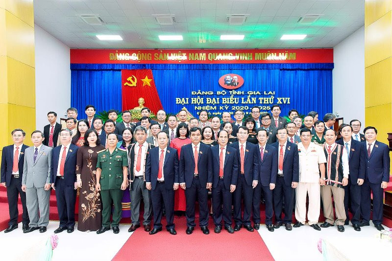 Ban Chấp hành Đảng bộ tỉnh Gia Lai lần thứ 16, nhiệm kỳ 2020-2025.