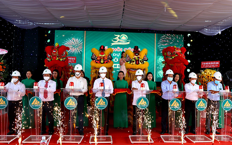 Nghi thức lễ khởi công.