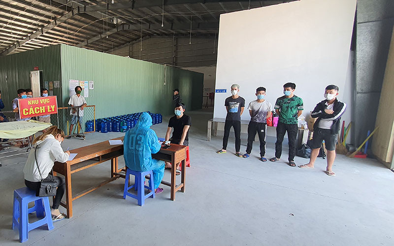 Một khu cách ly tại TP Hà Tiên (Kiên Giang).