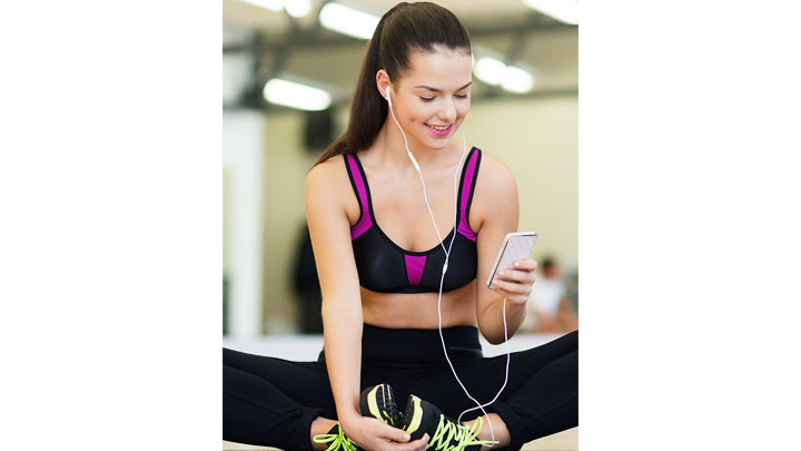 Rèn luyện với ứng dụng thể thao