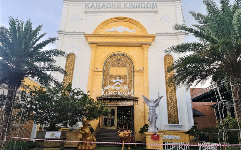 Quán Karaoke KingDom, nơi phát hiện các ca nhiễm Covid-19.
