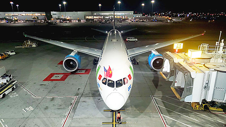 Bamboo Airways vừa thực hiện thành công chuyến bay thẳng Việt - Mỹ đầu tiên.