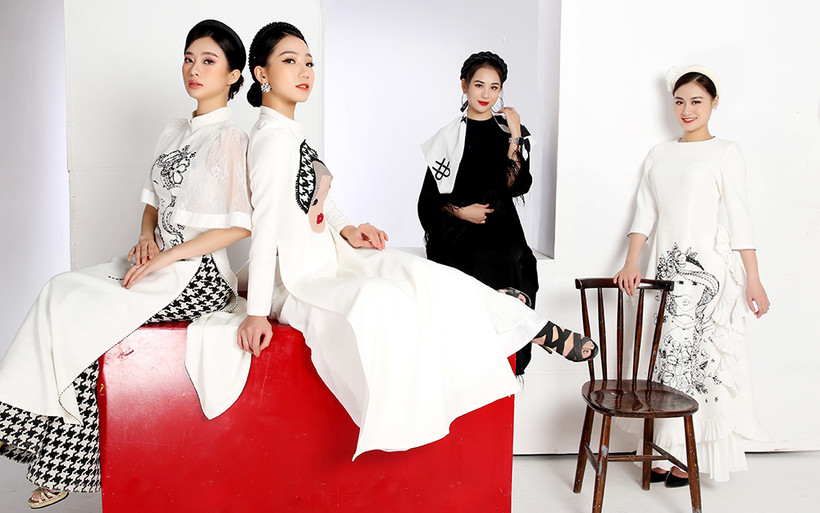 Ra mắt bộ sưu tập áo dài lấy cảm hứng từ quan họ