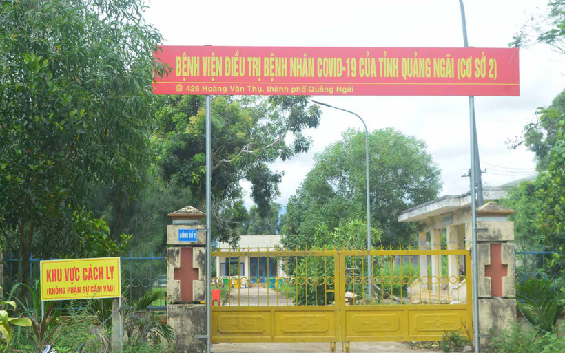Bệnh viện điều trị bệnh nhân Covid-19 tỉnh Quảng Ngãi (cơ sở 2).