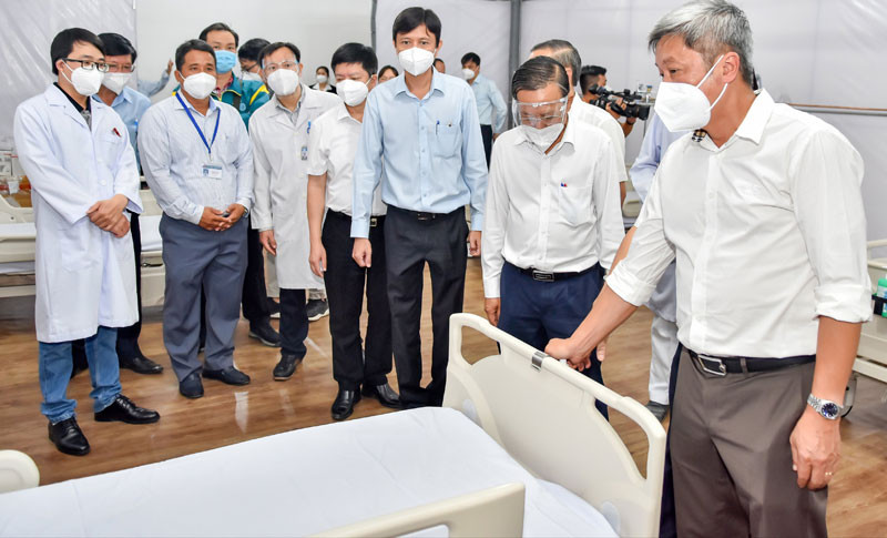 Với quy mô 1.000 giường bệnh, bệnh viện có chức năng thu dung, sàng lọc, cách ly, cấp cứu, chăm sóc, theo dõi và điều trị cho bệnh nhân Covid-19.