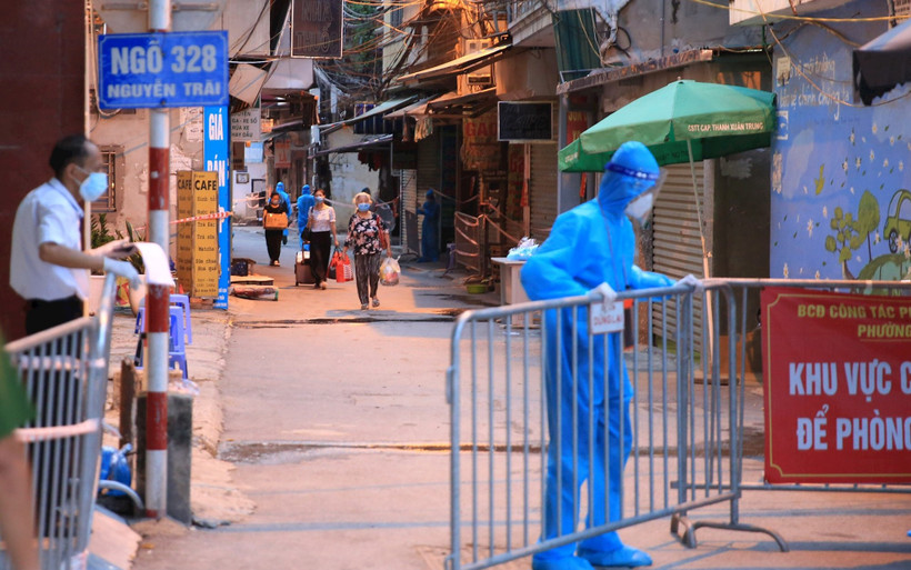 Quận Thanh Xuân vẫn là tâm dịch (Ảnh minh họa)