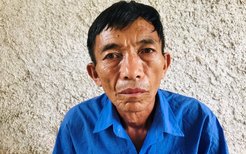 Đối tượng Vàng A Phừ bị bắt giữ.