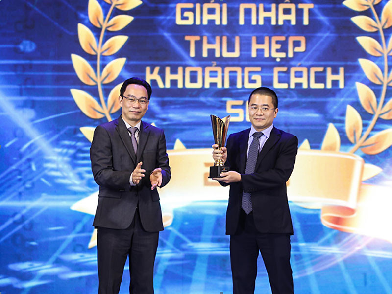 Hệ sinh thái Giáo dục thông minh vnEdu 4.0 đoạt giải Nhất - Hạng mục Thu hẹp khoảng cách số.